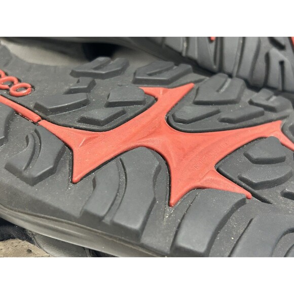 Ecco Receptor Sandals Gray Black Leather Hiking Walking Sz. US 11-11.5 Men EU 45 main image 8
